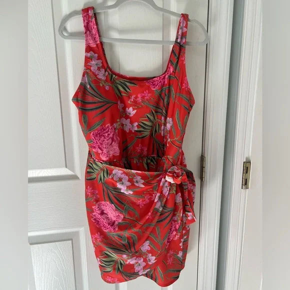 floral spring dresses Magnolis Floral Flouncy Mini Dress